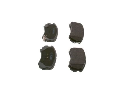 Set plăcuțe frână față , BOSCH, pentru: HYUNDAI COUPE II, ELANTRA III, ELANTRA IV, SONATA IV, SONATA V, TIBURON, TUCSON, TUCSON/SUV; KIA MAGENTIS I, MAGENTIS II, SOUL I, SPORTAGE II 1.6-3.3 03.98-