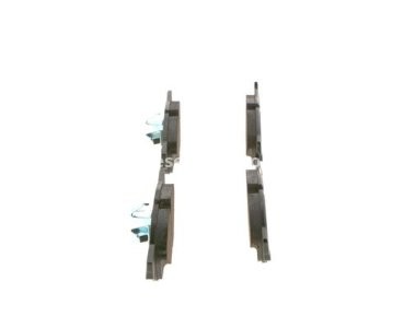 Set plăcuțe frână față , BOSCH (cu lacat; cu tampon de amortizare), pentru: JAGUAR E-PACE, F-PACE, XE, XF II, XF SPORTBRAKE; LAND ROVER RANGE ROVER VELAR 2.0-5.0 03.15- 3