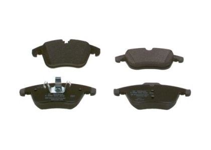 Set plăcuțe frână față , BOSCH (cu lacat; cu tampon de amortizare), pentru: JAGUAR S-TYPE II, XF I, XF SPORTBRAKE, XJ, XK 8, XK II 2.0-5.0 01.99-12.15