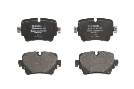Set plăcuțe frână spate , BOSCH, pentru: JAGUAR F-TYPE 2.0/3.0/5.0 10.12-