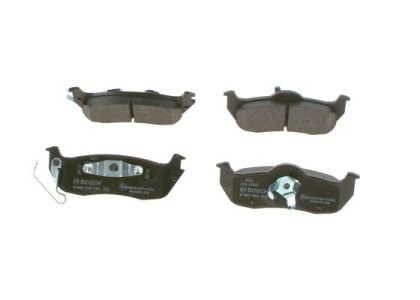 Set plăcuțe frână spate , BOSCH, pentru: JEEP COMMANDER, GRAND CHEROKEE III; NISSAN ARMADA, TITAN 3.0-6.1 08.03-