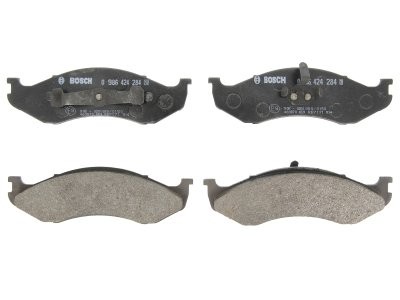 Set plăcuțe frână față , BOSCH, pentru: JEEP CHEROKEE, COMANCHE, GRAND CHEROKEE I, WRANGLER I, WRANGLER II; KIA CARNIVAL I, CARNIVAL II 2.1D-5.9 10.84-04.07