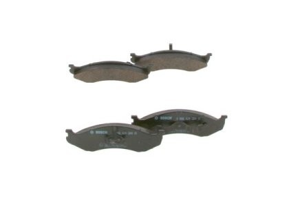 Set plăcuțe frână față , BOSCH, pentru: JEEP CHEROKEE, COMANCHE, GRAND CHEROKEE I, WRANGLER I, WRANGLER II; KIA CARNIVAL I, CARNIVAL II 2.1D-5.9 10.84-04.07 3