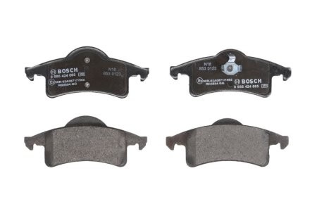 Set plăcuțe frână spate , BOSCH, pentru: JEEP CHEROKEE, GRAND CHEROKEE II 2.7D-4.7 12.91-09.05