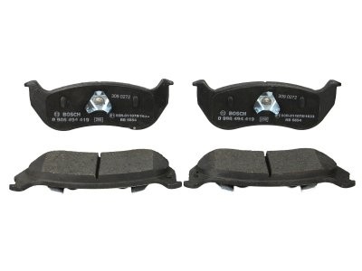 Set plăcuțe frână spate , BOSCH, pentru: JEEP CHEROKEE, LIBERTY, WRANGLER II 2.4-4.0 08.96-