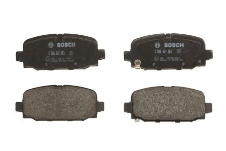 Set plăcuțe frână spate , BOSCH, pentru: JEEP COMPASS 1.3-2.0D 03.17-