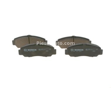 Set plăcuțe frână față , BOSCH ( cu tampon de amortizare), pentru: KIA SORENTO I 2.4-3.5 08.02-12.11