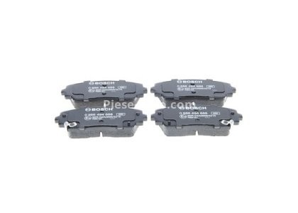 Set plăcuțe frână față , BOSCH (cu tampon de amortizare), pentru: KIA PICANTO II 1.0/1.0LPG/1.2 05.11-03.17 3