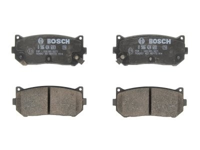 Set plăcuțe frână spate , BOSCH, pentru: KIA CARENS I, CARENS II, CLARUS, SEPHIA, SEPHIA II, SHUMA, SHUMA I, SHUMA II 1.5-2.0D 01.95-