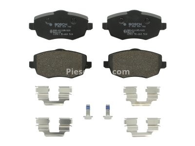 Set plăcuțe frână față , BOSCH, pentru: LANCIA YPSILON 1.2 10.03-12.11