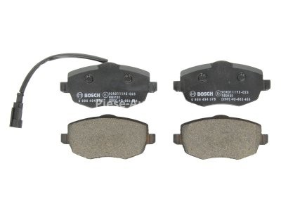 Set plăcuțe frână față , BOSCH, pentru: LANCIA YPSILON 1.2-1.4LPG 10.03-12.11
