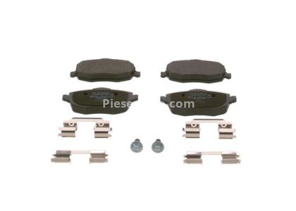 Set plăcuțe frână față , BOSCH, pentru: LANCIA YPSILON 1.2/1.3D/1.4 10.03-12.11