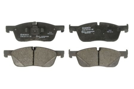 Set plăcuțe frână față , BOSCH (cu lacat; cu tampon de amortizare), pentru: LAND ROVER DISCOVERY SPORT, RANGE ROVER EVOQUE 1.5H-2.2D 06.11-