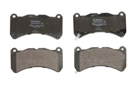 Set plăcuțe frână față , BOSCH, pentru: LEXUS IS II 5.0 11.07-03.13