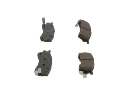 Set plăcuțe frână față , BOSCH, pentru: MAZDA 323 F V, 323 F VI, 323 S VI, 626 IV, 626 V, MX-6, PREMACY 1.6-2.5 08.91-03.05