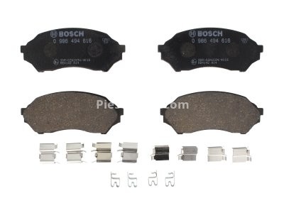 Set plăcuțe frână față , BOSCH, pentru: MAZDA 323 F VI, 323 S VI 1.3-1.6 09.98-05.04