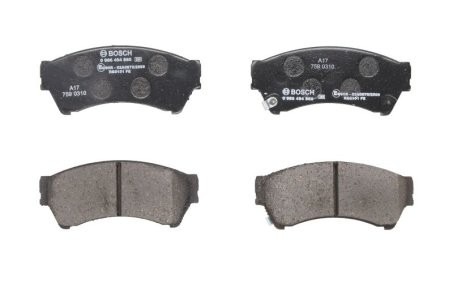 Set plăcuțe frână față , BOSCH, pentru: MAZDA 6 1.8-2.5 08.07-07.13