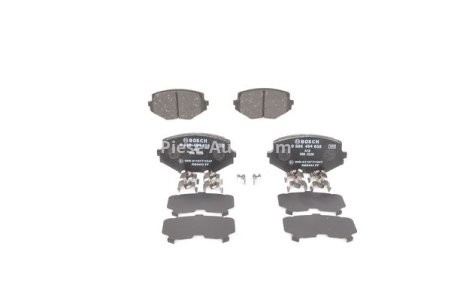 Set plăcuțe frână față , BOSCH (cu arcuri; cu tampon de amortizare), pentru: MAZDA MX-5 I, MX-5 II 1.6/1.8 01.93-10.05