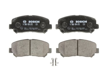 Set plăcuțe frână față , BOSCH (cu tampon de amortizare), pentru: MAZDA CX-5 2.0/2.2D/2.5 11.11-