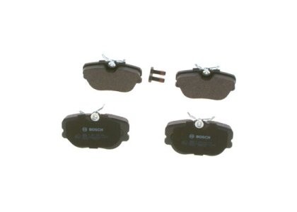 Set plăcuțe frână față , BOSCH (cu tampon de amortizare), pentru: MERCEDES 190 (W201) 1.8-2.6 10.82-08.93 2