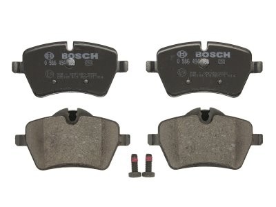 Set plăcuțe frână față , BOSCH ( cu suruburi; cu tampon de amortizare), pentru: MINI (R50, R53), (R52), (R56), (R57), (R58), (R59), CLUBMAN (R55) 1.6 11.03-06.15