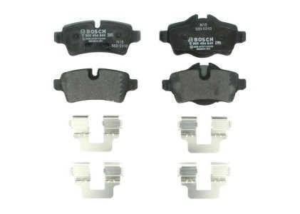Set plăcuțe frână spate , BOSCH, pentru: MINI (R56), (R57), (R58), (R59), CLUBMAN (R55), CLUBVAN (R55) 1.4-2.0D 09.06-06.15