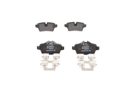 Set plăcuțe frână spate , BOSCH, pentru: MINI (R56), (R57), (R58), (R59), CLUBMAN (R55), CLUBVAN (R55) 1.4-2.0D 09.06-06.15