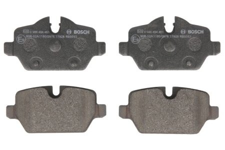 Set plăcuțe frână spate , BOSCH, pentru: MINI COUNTRYMAN (R60), PACEMAN (R61) 1.6/1.6D/2.0D 08.10-10.16