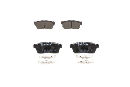 Set plăcuțe frână față , BOSCH, pentru: MITSUBISHI MIRAGE / SPACE STAR VI; NISSAN PIXO 0.7-1.5 03.00-