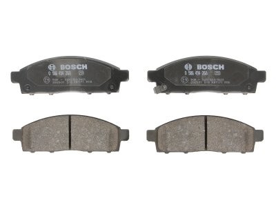 Set plăcuțe frână față , BOSCH, pentru: MITSUBISHI L200 / TRITON, PAJERO SPORT II 2.4D-3.5 11.05-