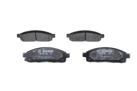 Set plăcuțe frână față , BOSCH, pentru: MITSUBISHI L200 / TRITON, PAJERO SPORT II 2.4D-3.5 11.05-