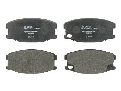 Set plăcuțe frână față , spate ,BOSCH , pentru: MITSUBISHI CANTER (FE5, FE6) VI 2.8D-4.9D 07.86-