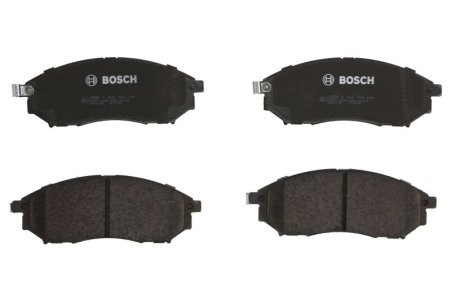 Set plăcuțe frână față , BOSCH, pentru: NISSAN 370Z, MURANO I, MURANO II, NAVARA, NP300 NAVARA, PATHFINDER III, QASHQAI I 1.6D-4.5 01.03-