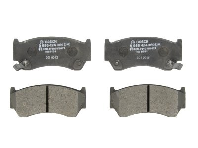 Set plăcuțe frână față , BOSCH, pentru: NISSAN ALMERA I 1.4/1.6/2.0D 09.95-07.00
