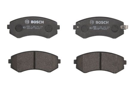 Set plăcuțe frână față , BOSCH, pentru: NISSAN ALMERA I, PATROL GR V, SUNNY III 1.4-4.8 10.90-