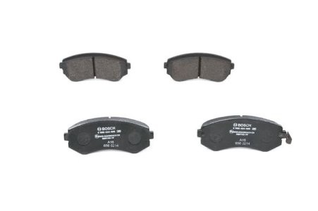 Set plăcuțe frână față , BOSCH, pentru: NISSAN ALMERA I, PATROL GR V, SUNNY III 1.4-4.8 10.90-