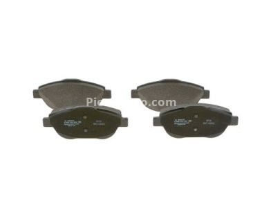 Set plăcuțe frână față , BOSCH (cu tampon de amortizare), pentru: OPEL CORSA F, CORSA F/HATCHBACK, CROSSLAND X, CROSSLAND X /LAND, MOKKA 1.2-Electric 04.15-