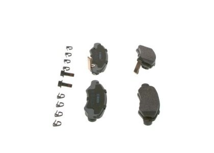 Set plăcuțe frână față , BOSCH, pentru: OPEL AGILA; SUBARU JUSTY III; SUZUKI IGNIS II, WAGON R, WAGON R+ 1.0-1.5 05.00- 3