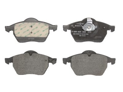 Set plăcuțe frână față , BOSCH, pentru: OPEL ASTRA G, CALIBRA A, VECTRA B 1.6-2.6 08.91-07.03 1