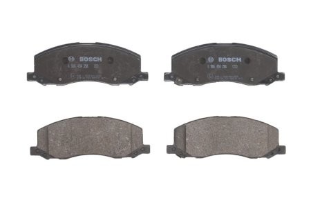 Set plăcuțe frână față , BOSCH, pentru: OPEL INSIGNIA A, INSIGNIA A COUNTRY; SAAB 9-5 1.4-2.8 07.08-03.17