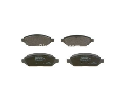 Set plăcuțe frână față , BOSCH, pentru: OPEL KARL 1.0/1.0LPG 01.15-03.19