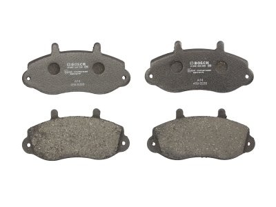 Set plăcuțe frână față , BOSCH, pentru: OPEL MOVANO A; RENAULT MASTER II 1.9D-3.0D 07.98-