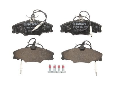 Set plăcuțe frână față , BOSCH, pentru: PEUGEOT 406 1.6-3.0 11.95-10.04