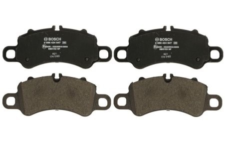 Set plăcuțe frână față , BOSCH, pentru: PORSCHE 718 BOXSTER, 718 BOXSTER SPYDER, 718 CAYMAN, 911, 911 TARGA 2.5/3.0/4.0 11.15- 1