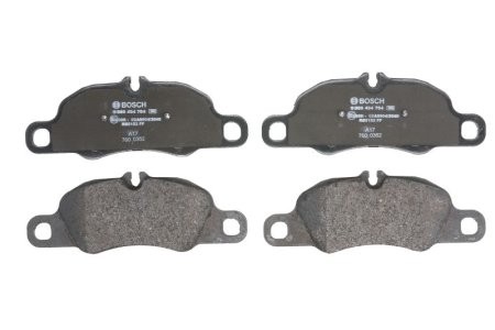 Set plăcuțe frână față , BOSCH, pentru: PORSCHE 718 BOXSTER, 718 CAYMAN, 911, 911 TARGA, BOXSTER, CAYMAN 2.0-3.6 06.08-