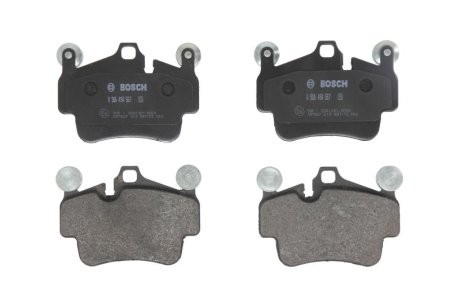 Set plăcuțe frână față , BOSCH, pentru: PORSCHE 911, 911 SPEEDSTER, 911 TARGA, BOXSTER, BOXSTER SPYDER, CAYMAN 2.9-3.8 07.04-06.13