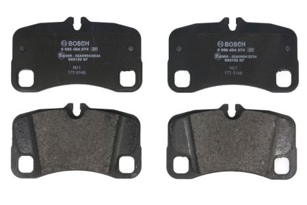 Set plăcuțe frână spate , BOSCH, pentru: PORSCHE 911, 911 TARGA 3.6/3.8 03.06-12.12