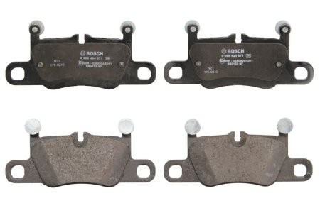 Set plăcuțe frână spate , BOSCH, pentru: PORSCHE CAYENNE 2.9-4.0H 05.17-