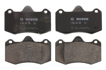 Set plăcuțe frână față , BOSCH, pentru:RENAULT CLIO II; SEAT IBIZA III, IBIZA IV, IBIZA IV SC, IBIZA IV ST, IBIZA IV/HATCHBACK; SKODA RAPID 1.2-3.5 11.00-