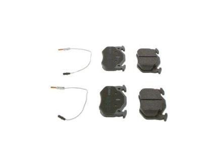 Set plăcuțe frână față , BOSCH, pentru: RENAULT CLIO I, RAPID/MINIVAN, SUPER 5, TWINGO I, TWINGO I/HATCHBACK 1.0-1.6D 10.84-06.07 3